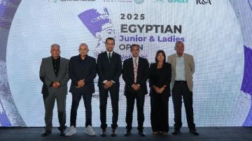 الجولف يواصل تألقه.. عمر هشام يعلن انطلاق بطولة مصر الدولية للناشئين والسيدات الجولف يواصل تألقه.. عمر هشام يعلن انطلاق بطولة مصر الدولية للناشئين والسيدات