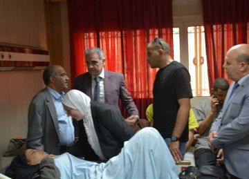 رئيس جامعة بنها ونائبته يزوران طلاب جامعة أسوان المصابين بـ حادث طريق أبوسمبل (صور) رئيس جامعة بنها ونائبته يزوران طلاب جامعة أسوان المصابين بـ حادث طريق أبوسمبل (صور)
