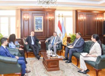 محافظ الإسكندرية يستقبل سفير السويد بالقاهرة لبحث سبل التعاون المشترك
