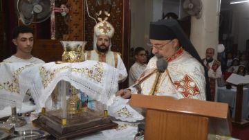 البطريرك الأنبا إبراهيم إسحق يترأس قداس المناولة الاحتفالية وافتتاح مبنى التعليم المسيحي بالخصوص