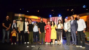 ماجدة زكي بعرض أسير ضمن فعاليات مهرجان نقابة المهن التمثيلية دعما لنجلها ماجدة زكي بعرض أسير ضمن فعاليات مهرجان نقابة المهن التمثيلية دعما لنجلها