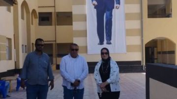 مدير تعليم مطروح تتفقد مدرسة شمس الحكمة استعدادا لافتتاحها