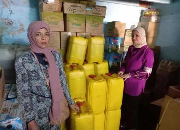 ضبط 500 كجم زيت طعام مجهول المصدر بمخزن غير معلن في حي الشرق ببورسعيد