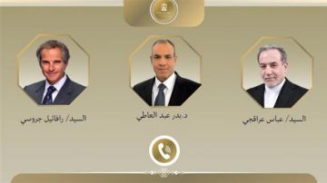 اتصالات لوزير الخارجية مع نظيره الإيراني ومدير الوكالة الدولية للطاقة الذرية اتصالات لوزير الخارجية مع نظيره الإيراني ومدير الوكالة الدولية للطاقة الذرية