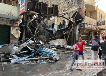  الحديد كان بيولع زي الورق .. تفاصيل 16 ساعة في حريق مركز قطع غيار سيارات بالحرفيين (معايشة)