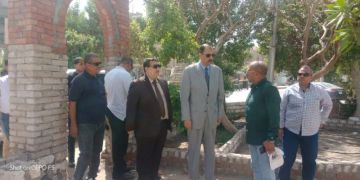 محافظ سوهاج يتفقد أعمال تطوير ورفع كفاءة منتزه المحطة بطهطا.. صور