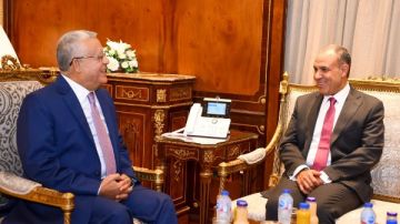 وزير الخارجية يبحث مع رئيس النواب التنسيق لانتخابات البرلمان بالخارج