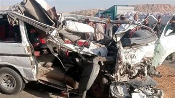 حادث الطريق الأوسطي.. التفاصيل الكاملة لوفاة 4 شباب من بني سويف