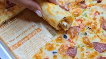 كريب البيتزا اللذيذ بطريقة سهلة في المنزل كريب البيتزا اللذيذ بطريقة سهلة في المنزل