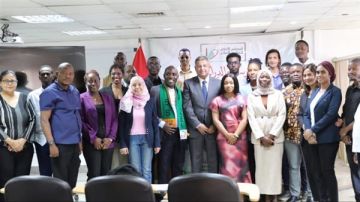 الأعلى للإعلام يختتم الدورة التدريبية المتخصصة للإعلاميين الأفارقة الأعلى للإعلام يختتم الدورة التدريبية المتخصصة للإعلاميين الأفارقة