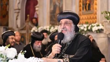 البابا تواضروس يلقي العظة الأسبوعية بكنيسة العذراء بالسلام اليوم