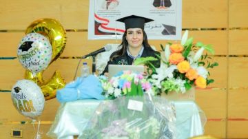 النائبة سمر سالم تحصل على الماجستير عن دور البرلمان في تحقيق السلام الإقليمي