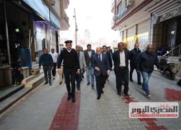 الانتهاء من رصف 38 شارعا بالإنترلوك في مدينة كفر الشيخ