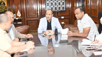 سكرتير عام قنا يتابع مع الجهات المعنية إجراءات مراقبة منسوب نهر النيل سكرتير عام قنا يتابع مع الجهات المعنية إجراءات مراقبة منسوب نهر النيل