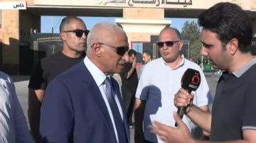 محافظ شمال سيناء: نستقبل المساعدات بحرا بميناء العريش الدولي وجوا بمطار العريش الدولي محافظ شمال سيناء: نستقبل المساعدات بحرا بميناء العريش الدولي وجوا بمطار العريش الدولي