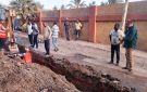 تدخل عاجل لإصلاح الإنسداد المفاجئ بخط الطرد الرئيسى بمحطة الكرور بأسوان - eg