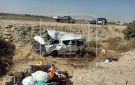 إصابة 13 شخصا إثر انقلاب ميكروباص على الصحراوي الغربي بالمنيا - eg