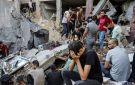 استشهاد 10 وإصابة آخرين في قصف للاحتلال على مخيم النصيرات منذ الصباح - eg
