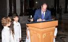 الرئيس السيسي يوقع على رسالة سلام من مصر إلى العالم خلال احتفالية وطن السلام - eg