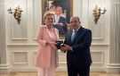 رئيس الجامعة البريطانية في مصر يستقبل سفيرة الاتحاد الأوروبي (التفاصيل) - eg
