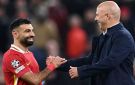 سلوت يدافع عن أداء محمد صلاح قبل مواجهة مانشستر يونايتد - eg