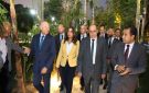 وزيرة البيئة ومستشار رئيس الجمهورية ومحافظ القاهرة يفتتحون أعمال تطوير حديقة المسلة التراثية بالزمالك - eg