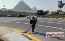  عمل مستمر على مدار اليوم .. هيئة النظافة بالجيزة تكثف جهودها قبل افتتاح المتحف الكبير (صور)