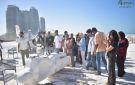 طلاب فنون جميلة بالإسكندرية في زيارة لورشة سمبوزيوم النحت بمدينة العلمين - eg
