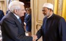 شيخ الأزهر للرئيس الإيطالي: ننتظر إعلان روما الاعتراف بدولة فلسطين (صور) - eg