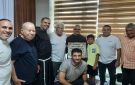الأب بطرس دانيال يزور الكابتن حسن شحاتة - eg