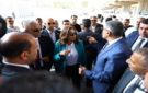وزيرة التنمية المحلية تتفقد أعمال تطوير المنطقة المحيطة بمستشفى بولاق الدكرور العام - eg