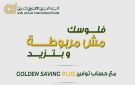 أسعار الفائدة الجديدة على حساب التوفير Golden Saving Plus من البنك العربى الافريقى الدولى - eg