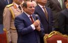 السيسي لأبطال حرب أكتوبر: مكنتش موجود معاكم في الحرب بس اسمحولي أكون معاكم النهاردة - eg
