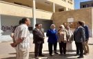 مديرة التعليم بالقاهرة تتابع المساحات الفراغية بمدرسة شبرا الحديثة - eg