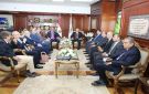 محافظ بني سويف يستقبل المشاركين وضيوف مهرجان ومؤتمر النباتات - eg