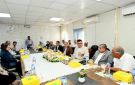 وزير الإسكان يعقد اجتماعا مع الشركات العاملة بحدائق تلال الفسطاط - eg