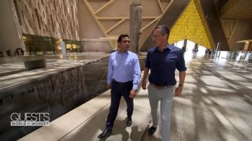 صور منسوبة إلى حريق هائل في المتحف المصري الكبير .. ما صحتها؟