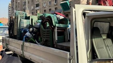 محافظة الجيزة ترفع 1100 حالة إشغال وتعد من الباعة والمحال والمقاهي بشوارع فيصل