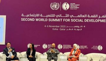 وزيرة التضامن الاجتماعي: جعلنا الحماية الاجتماعية في قلب رؤيتنا الوطنية على الرغم من التحديات الاقتصادية التي واجهتها مصر وزيرة التضامن الاجتماعي: جعلنا الحماية الاجتماعية في قلب رؤيتنا الوطنية على الرغم من التحديات الاقتصادية التي واجهتها مصر