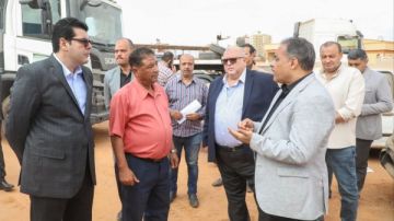 محافظ الشرقية يتفقد مقر الحملة الميكانيكية بالزقازيق ويأمر بإعداد تقرير شامل عن كفاءة المعدات