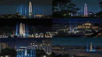 المسلة المصرية تضيء عواصم العالم بالتزامن مع افتتاح المتحف المصري الكبير المسلة المصرية تضيء عواصم العالم بالتزامن مع افتتاح المتحف المصري الكبير