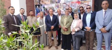 رئيس هيئة تنمية الصعيد يقوم بجولة ميدانية لتفقد المشروعات التنموية التي تنفذها الهيئة بمحافظة سوهاج