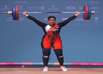 رحمة أحمد تحصد ذهبية دورة ألعاب التضامن الإسلامي في رفع الأثقال