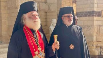 المطران شامي يلتقي بابا وبطريرك الإسكندرية وسائر أفريقيا للروم الأرثوذكس