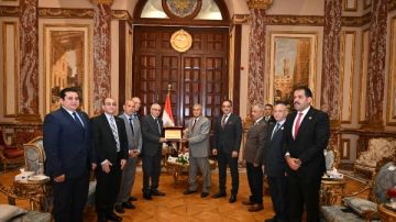 رئيس مجلس الشيوخ يستقبل المستشار سعد السعدني لتهنئته بتوليه رئاسة المجلس