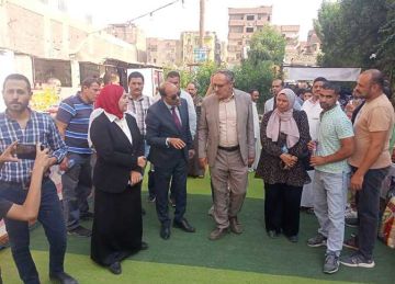 افتتاح سوق اليوم الواحد بمدينة شبين القناطر