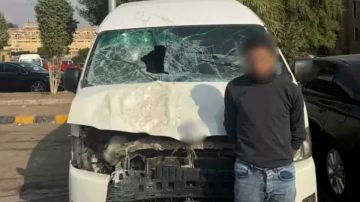 القبض على سائق ميكروباص صدم شخصا في القطامية