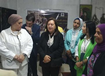 رئيسة المجلس القومي للطفولة تزور متحف التراث السيناوي بالعريش