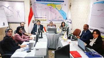 غرفه عمليات حزب المؤتمر تتابع سير العملية الانتخابية