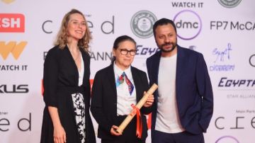 مخرجة عالمية: كنت متأثرة وسعيدة لأن عملي السينمائي لاقى صدى في مجتمع القاهرة السينمائي مخرجة عالمية: كنت متأثرة وسعيدة لأن عملي السينمائي لاقى صدى في مجتمع القاهرة السينمائي